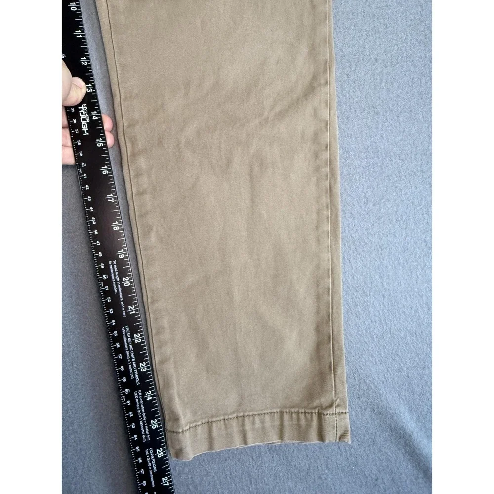 Banana Republic Pants Mens 36x30 Beige Slim Fit Lived-In Chino Stretch Casual